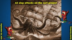 Thumbnail image of AI slop attacks on the curl project